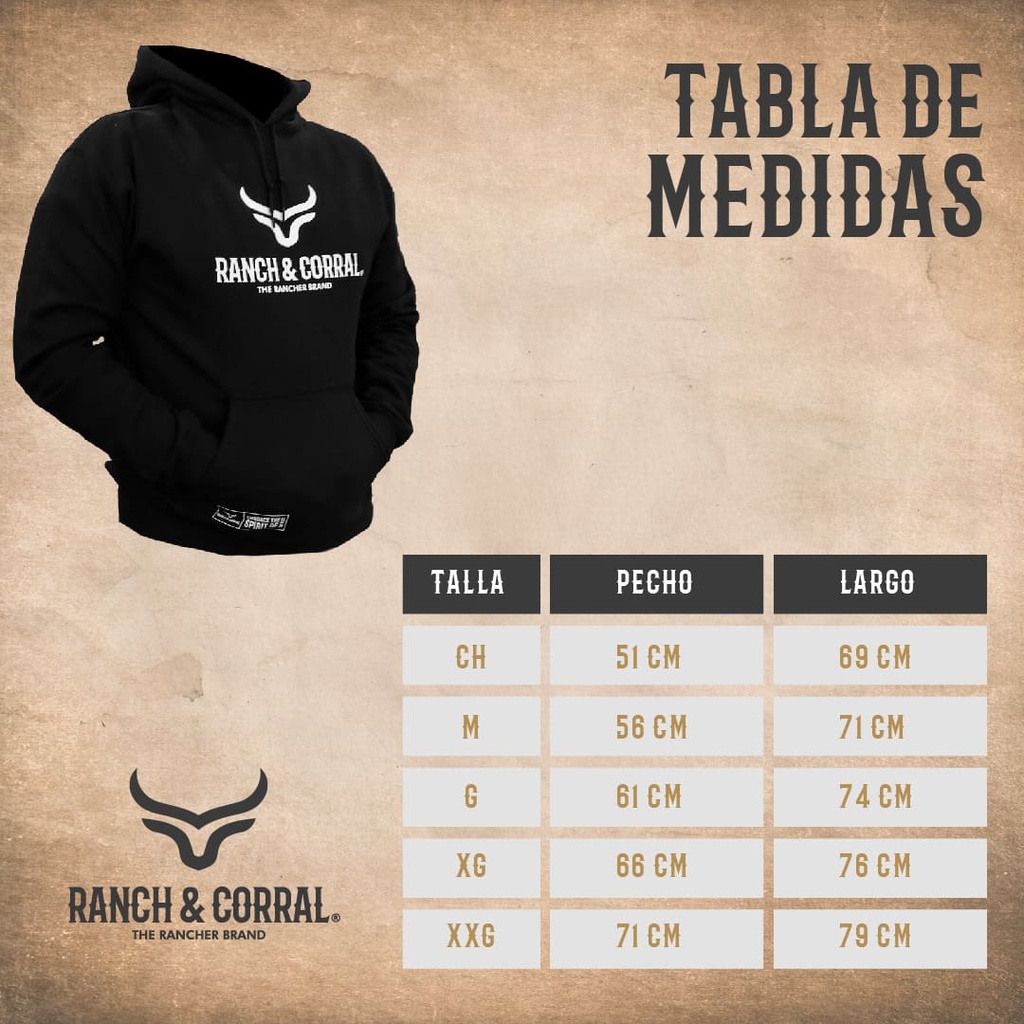 Hoodie Ranch & Corral Ranchers Main Logo Black