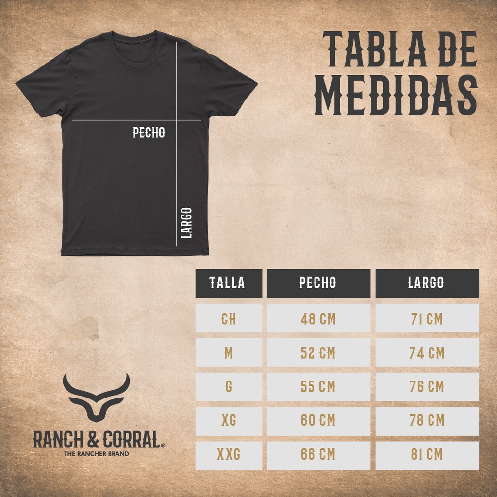 Playera Ranch & Corral (Cascabel)