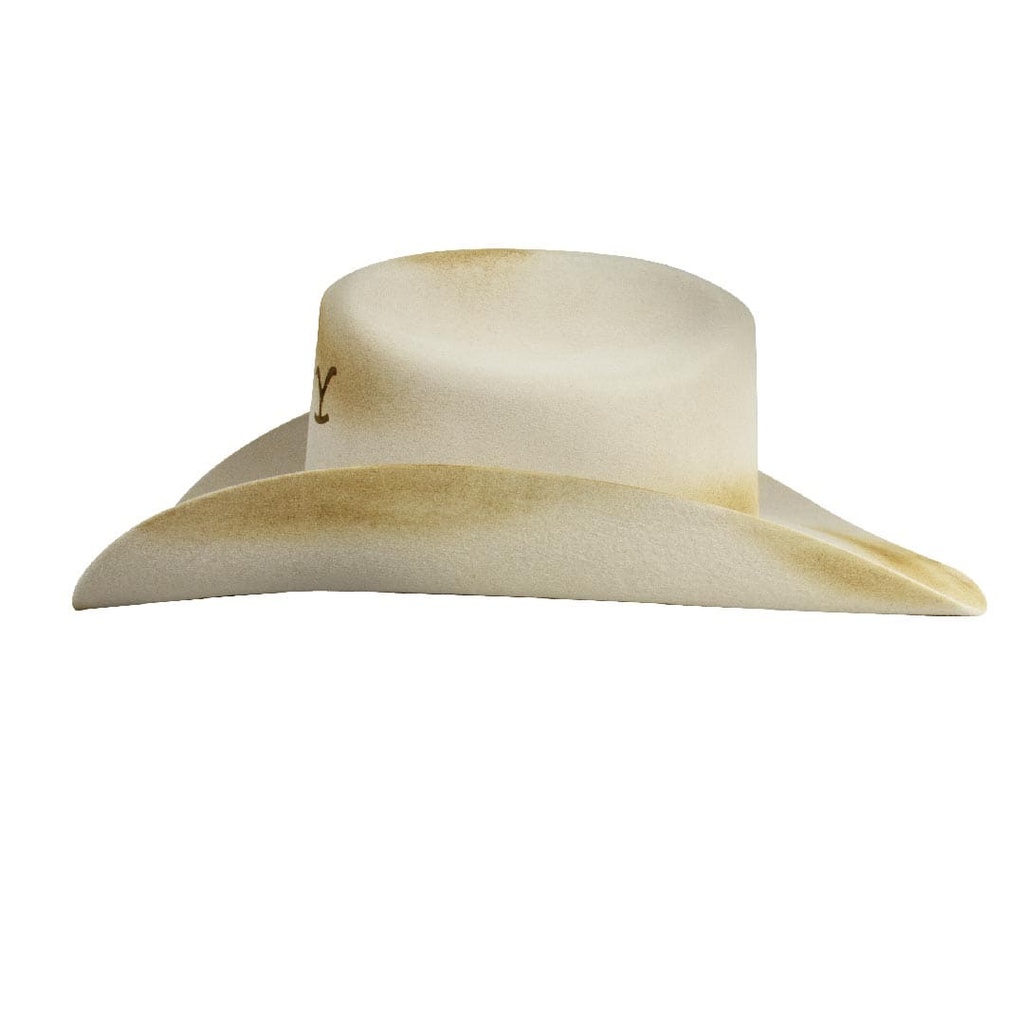 Sombrero Yellowstone de Lana John Dutton Beige Avejentada