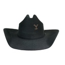 Sombrero Yellowstone de Lana John Dutton Negra