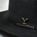 Sombrero Yellowstone de Lana John Dutton Negra