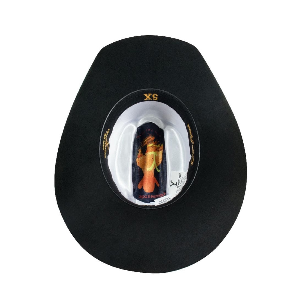 Sombrero Yellowstone de Lana John Dutton Negra