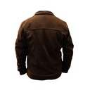 Ranch & Corral Crack Trucker Jacket Brown