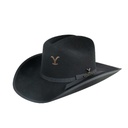 Sombrero Yellowstone de Lana Kayce Dutton Negra