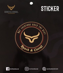 [ST06] Sticker Conmemorativo Sello Ranch & Corral