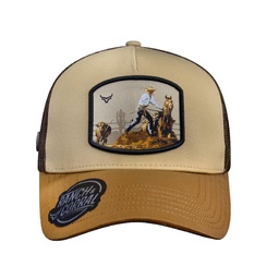 [RCRD22] Gorra Rodeo Lazo de Becerro